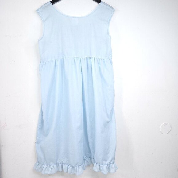 Claudio Nucci Vintage House Dress Floral Embroidered Lace Sleeveless Cottage - Picture 2 of 7